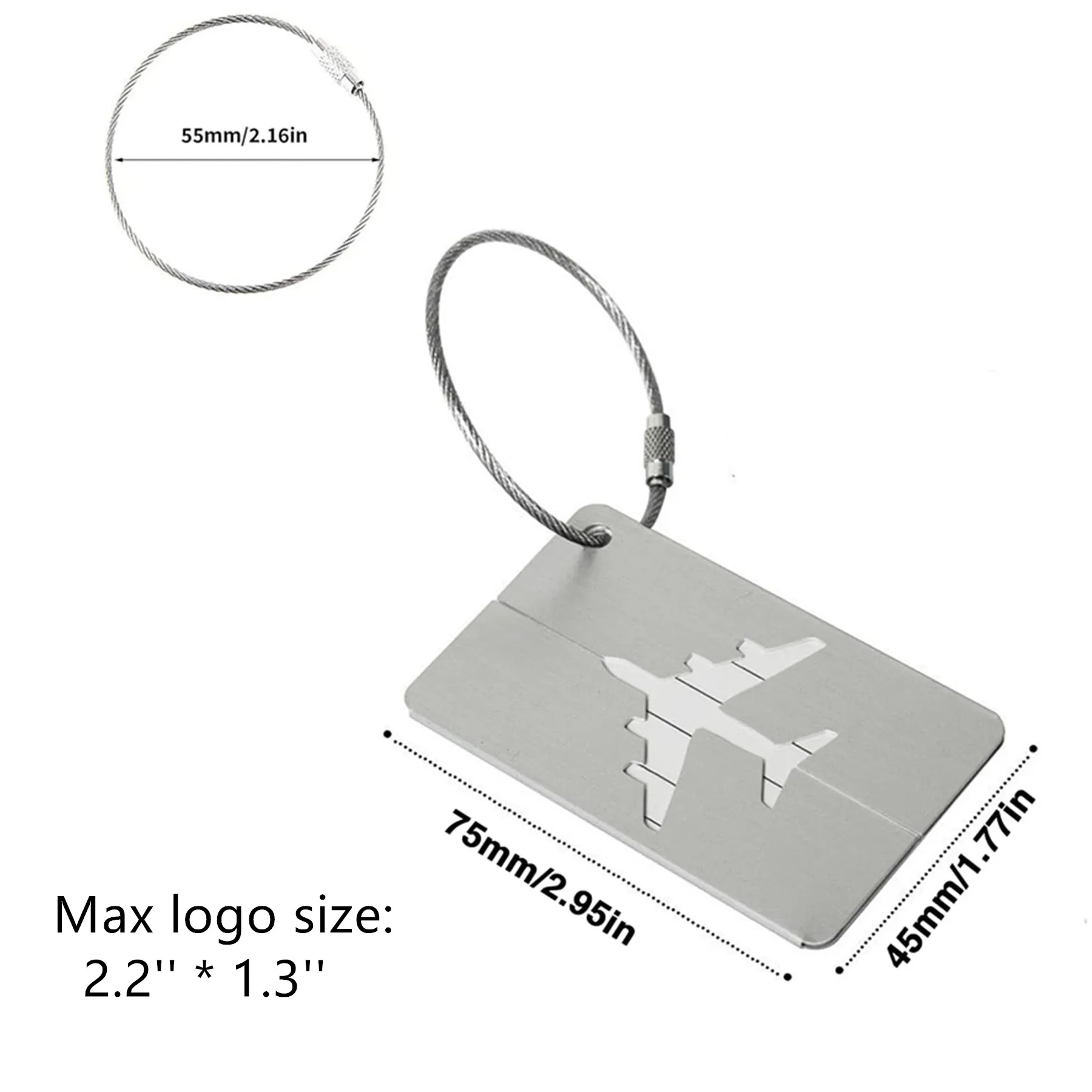 Aluminum Luggage Tags 2