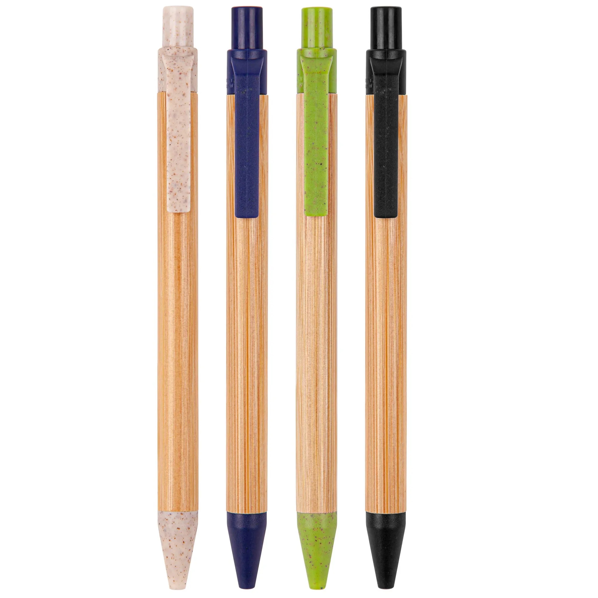 The Albury Bamboo Wheat Straw Click-Action Ballpoint Pen 5