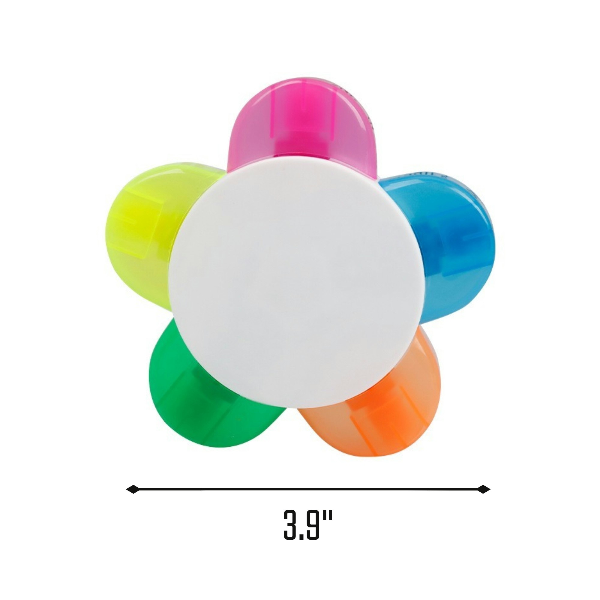 Five Color Petal Shaped Highlighters 1