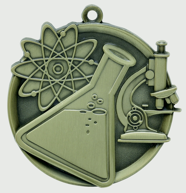 Science Mega Medal, 2-1/4" 2