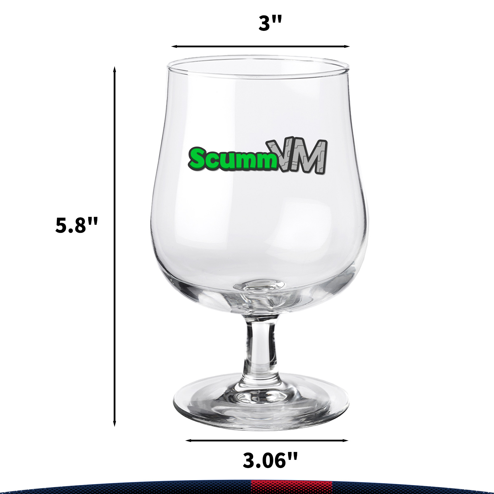 16.75 oz. ARC Belgium Glass Goblets 2