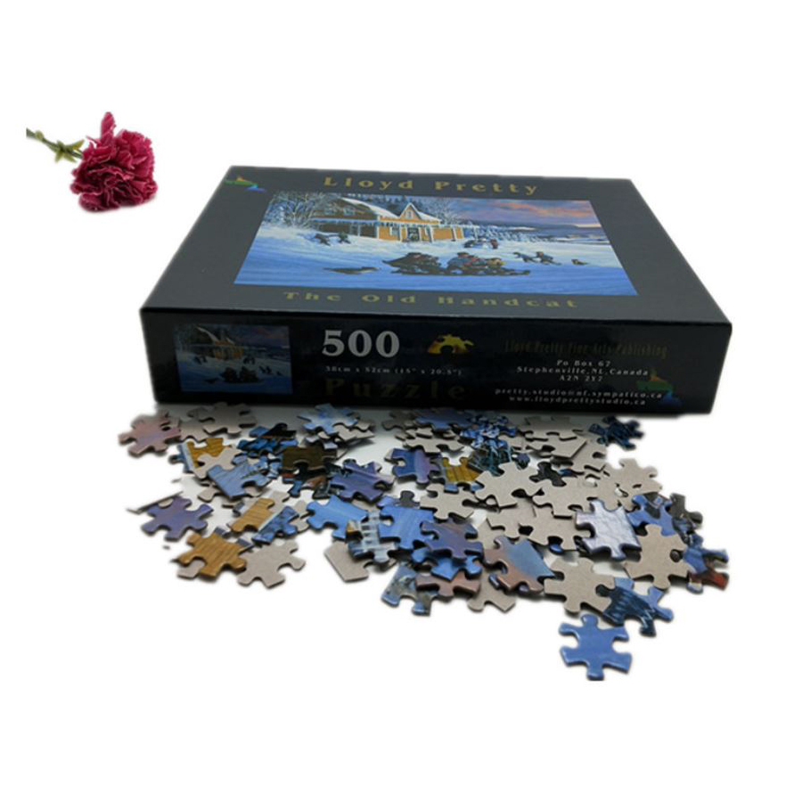 Mosaic Custom 500-Piece Jigsaw Puzzle – 22.4" x 16.54", Any Design, Low Minimum 2