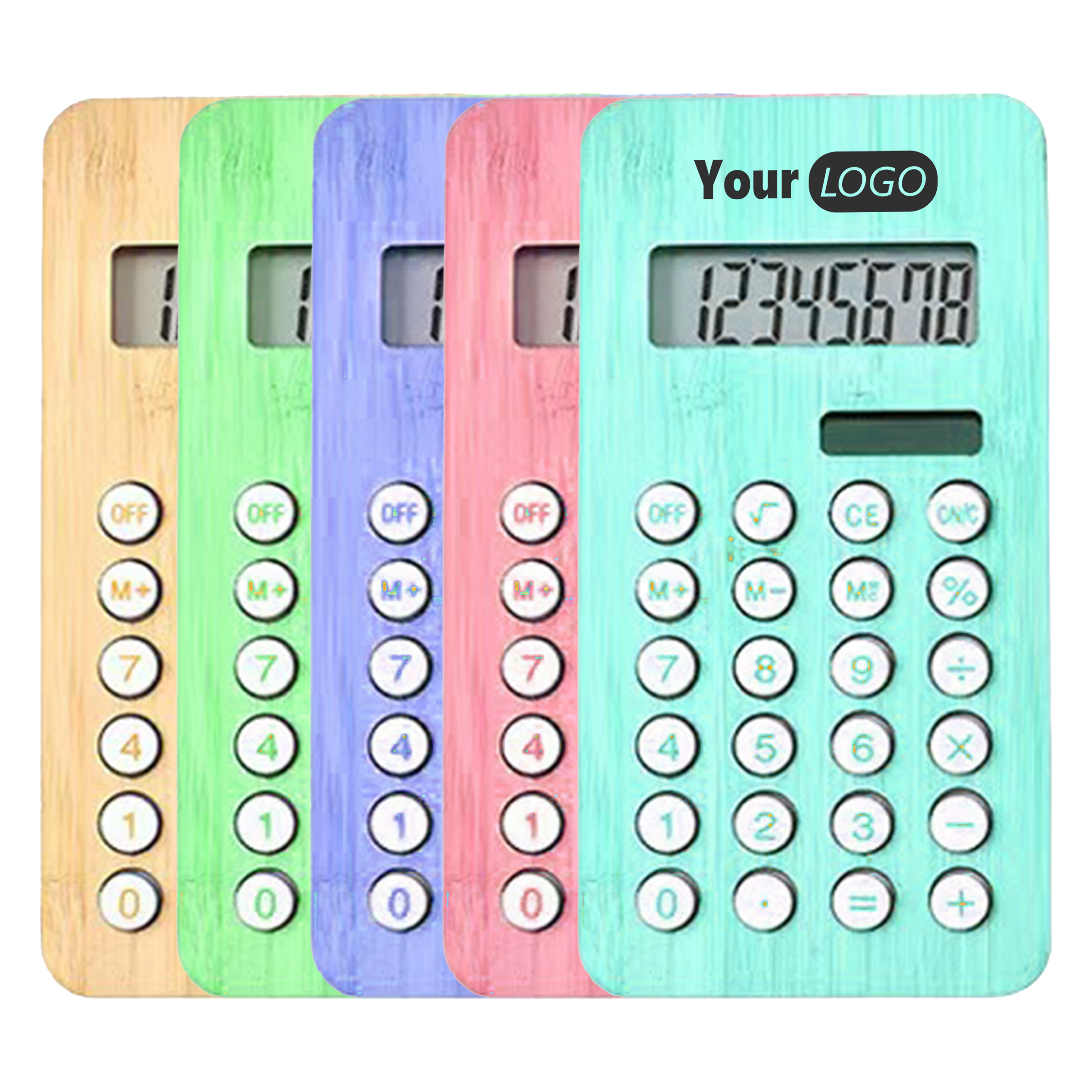 Bamboo Customizable Solar Calculator 1