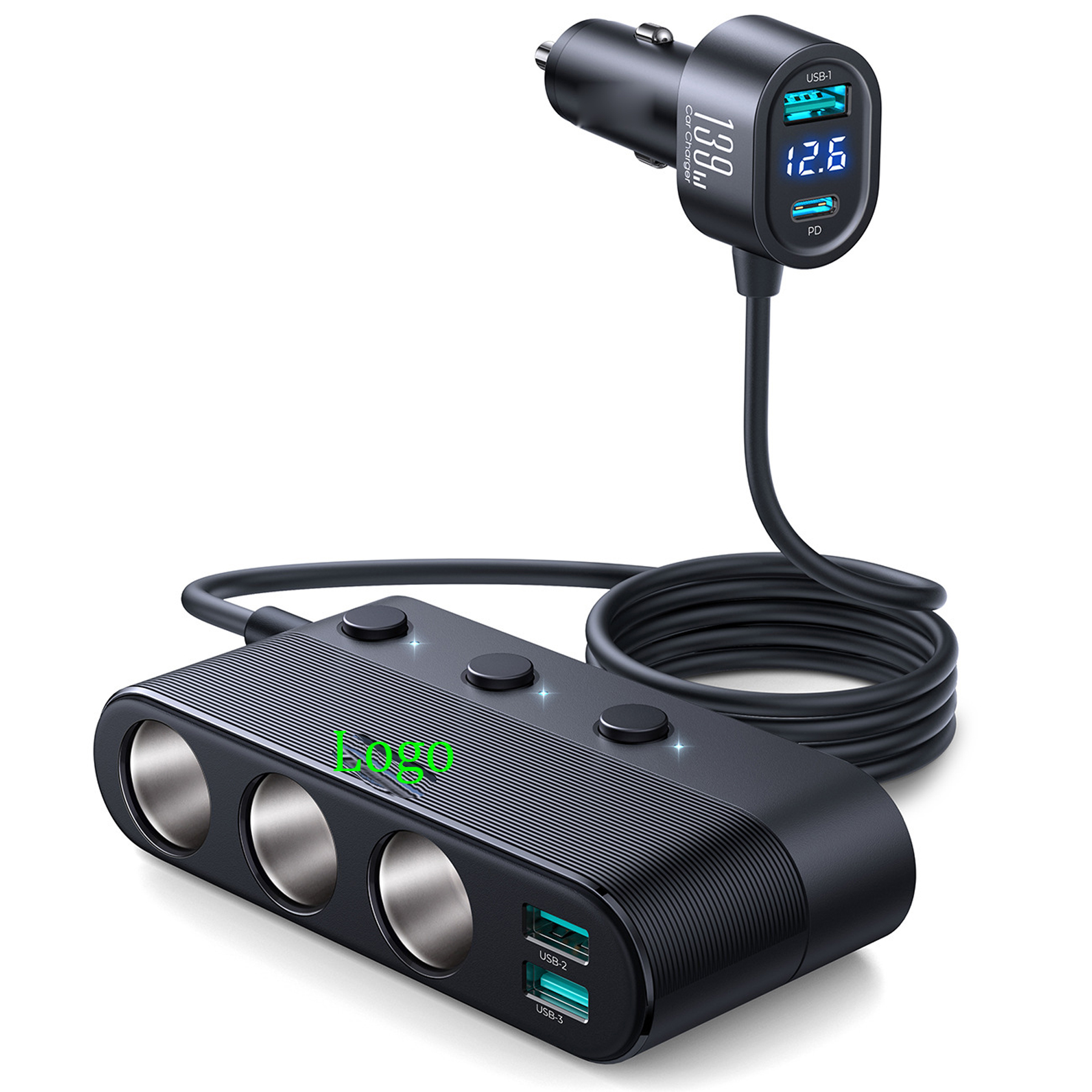 7-Port Car Charger Adapter 3