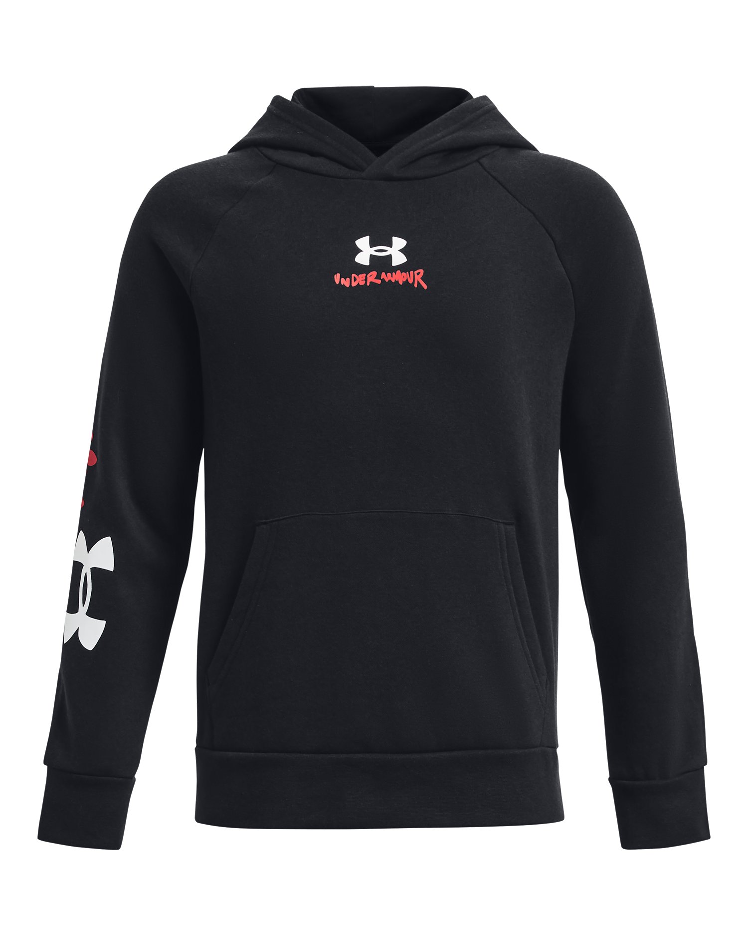 Boys' UA Rival Fleece Graphic Hoodie  2