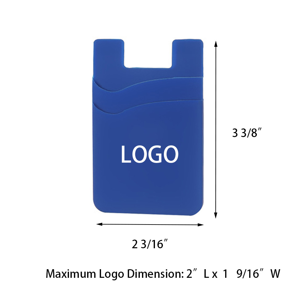 2 Layers Silicone Mobile Phone Back Card Holder 6