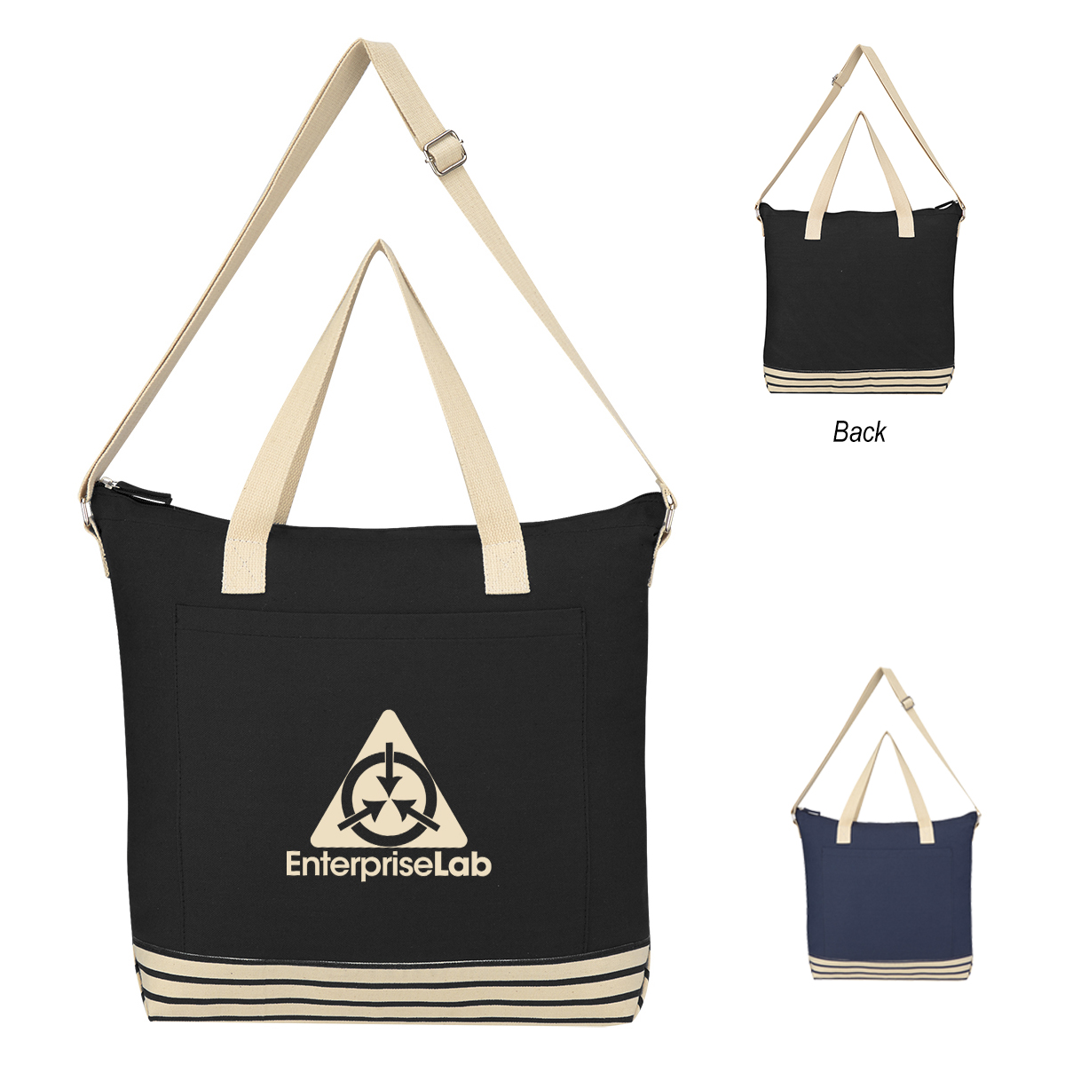 Bottom Line 10 Oz. Recycled Cotton Tote Bag 1
