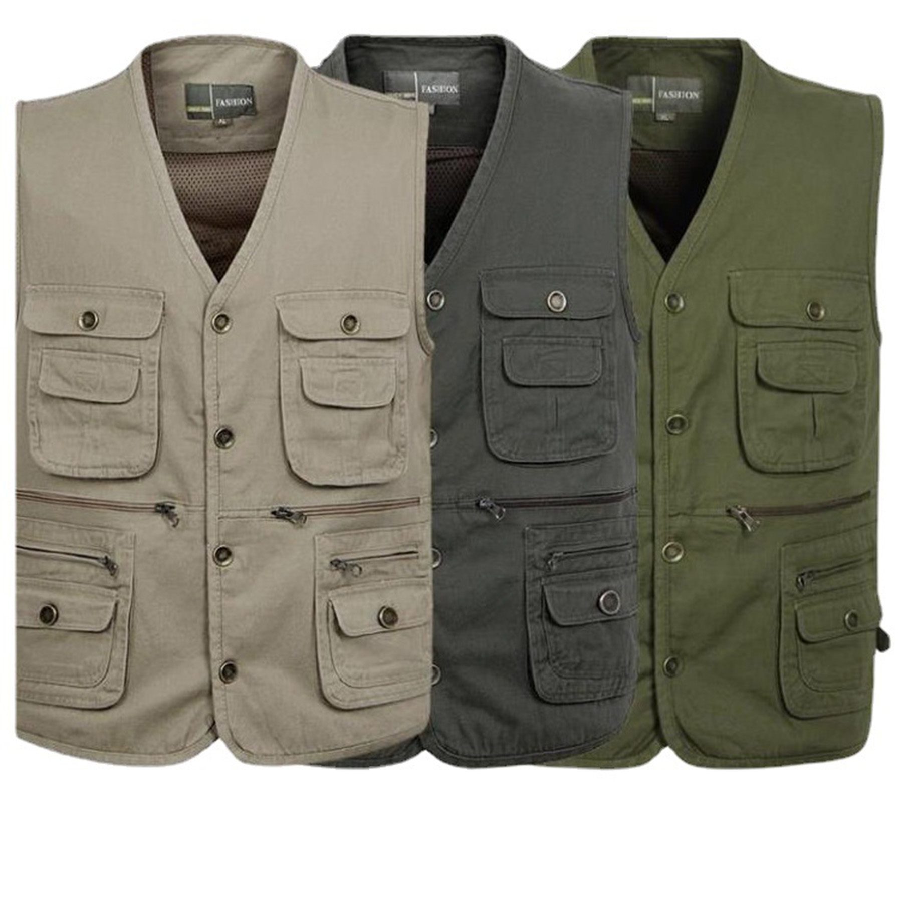 Multi-Pockets Vest 3