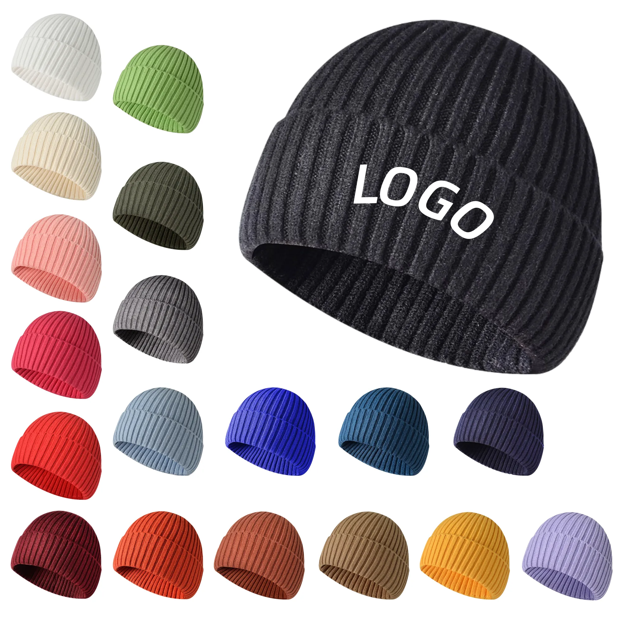 Autumn And Winter Unisex Knitted Hat 3
