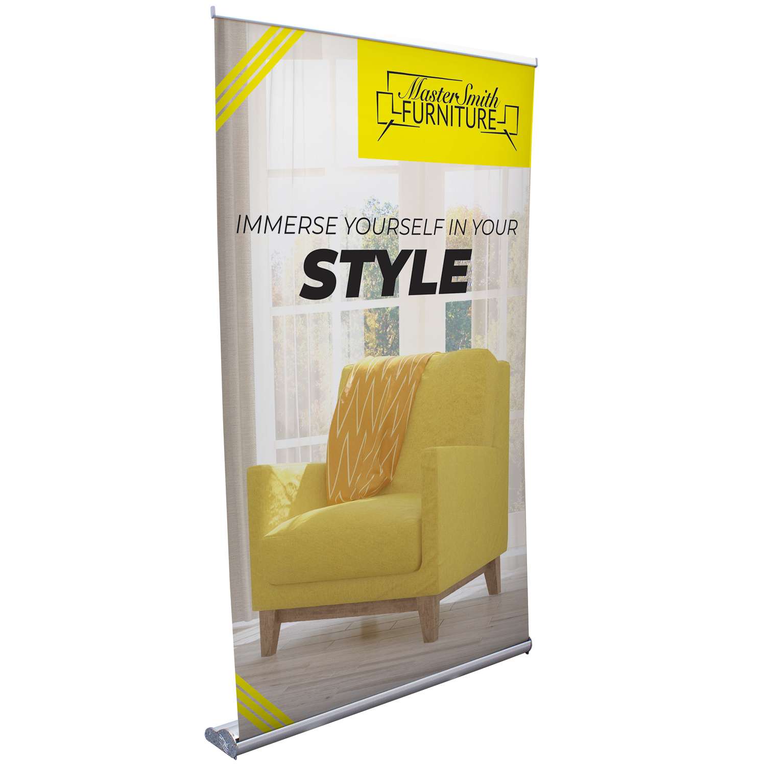 48" Stratus Retractor Kit (No-Curl Opaque Fabric)