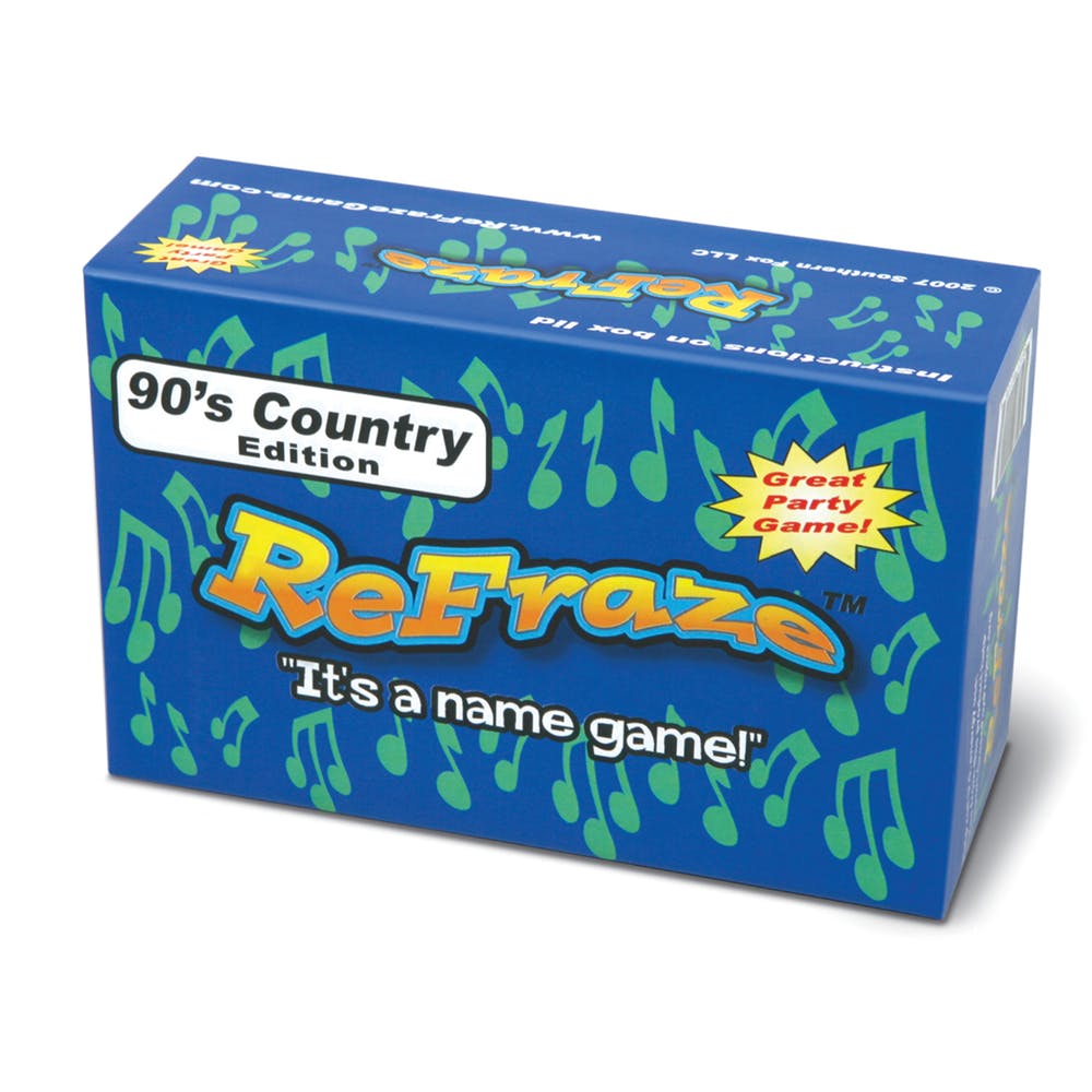 Re-Fraze 90's Country Edition - Ages 8+ 2+ Players/Teams 1