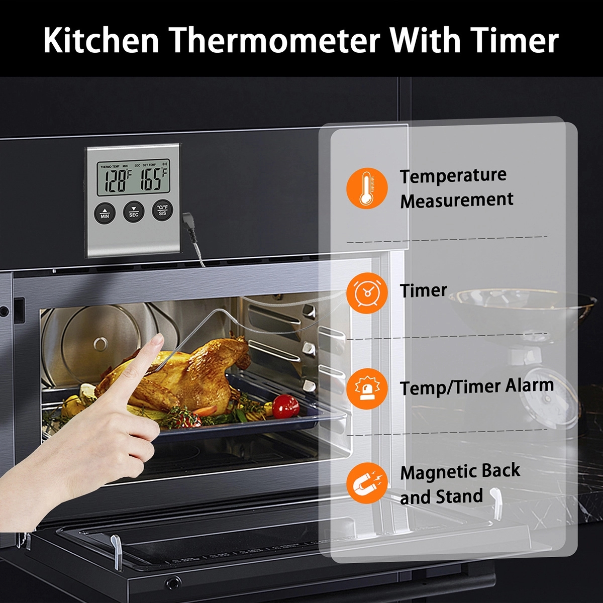 Kitchen Lcd Digital Food Thermometer 3