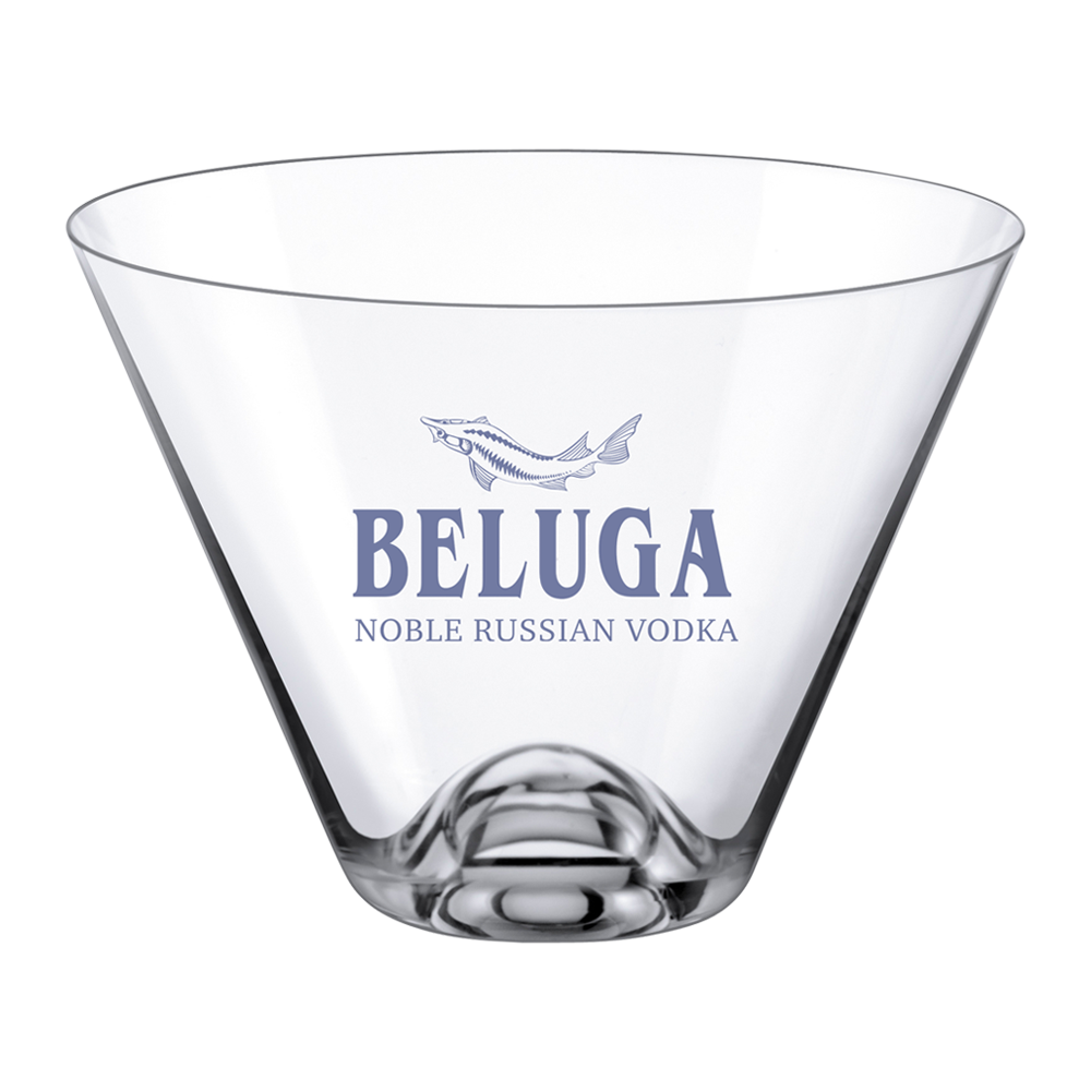 12oz. Drink Master Stemless Martini Glass 6
