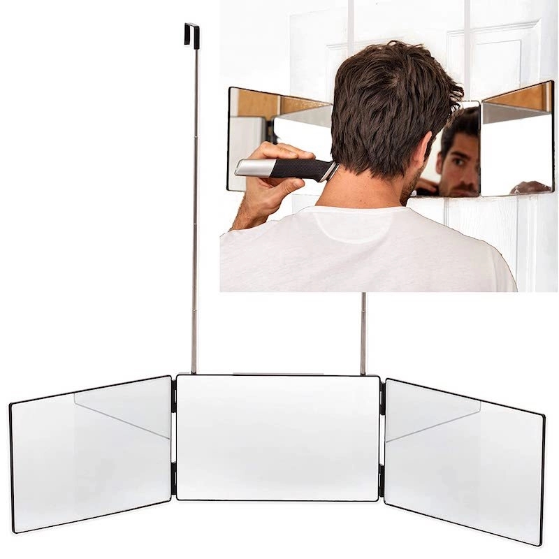 Trifold Mirror For Self Hair Cutting And Styling 7