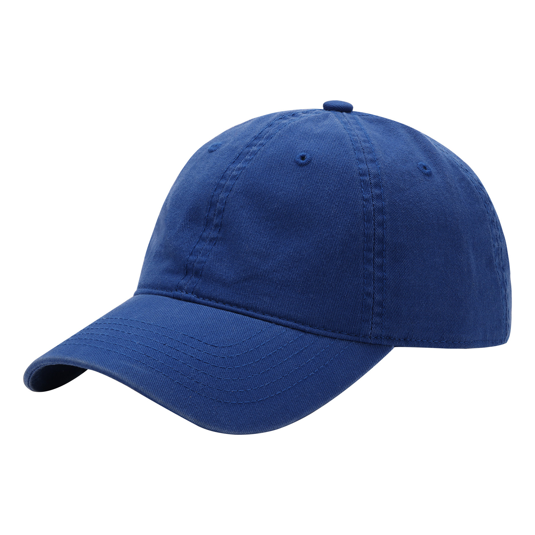Cotton Washed Solid Color Soft Top Duckbill Cap 7