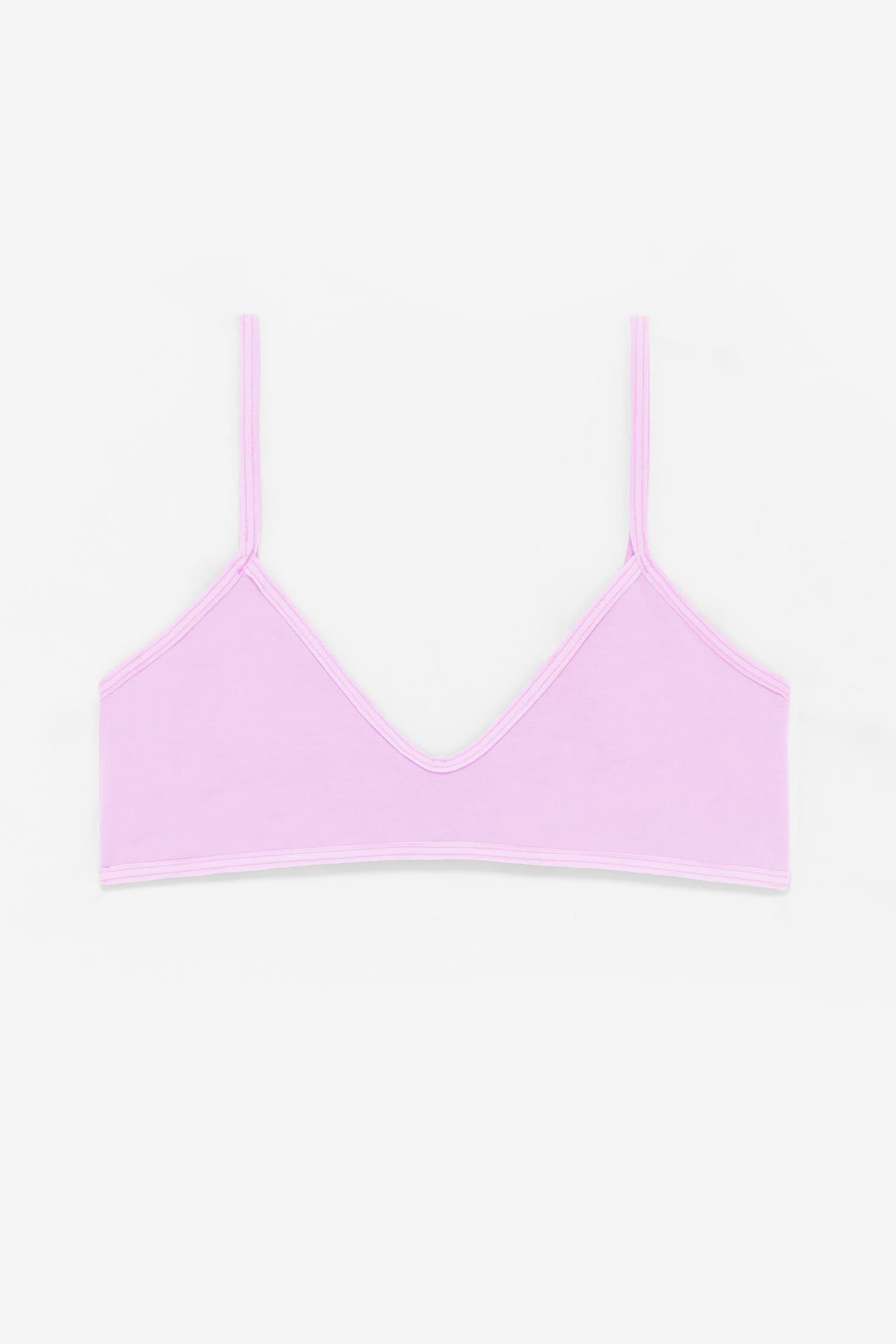 COTTON SPANDEX SPAGHETTI BRALETTE 25