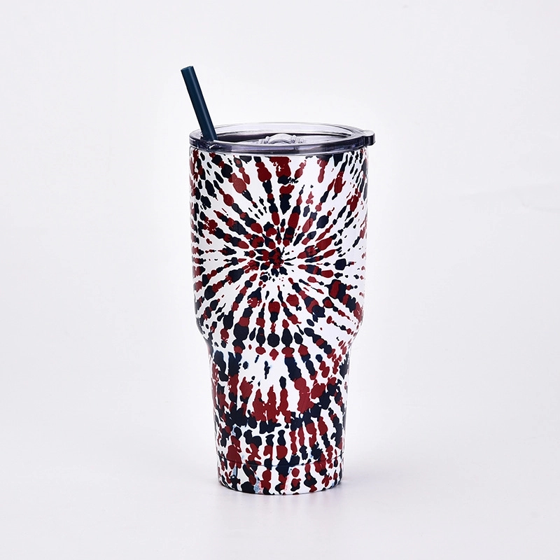 Tie-dye Stainless Steel Vacuum Insulated Tumbler 1