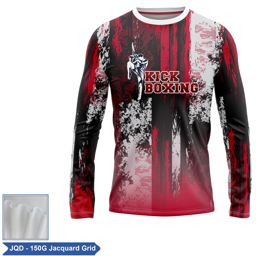 Unisex & Kids' Sublimation Jacquard Long Sleeve T-Shirt 5