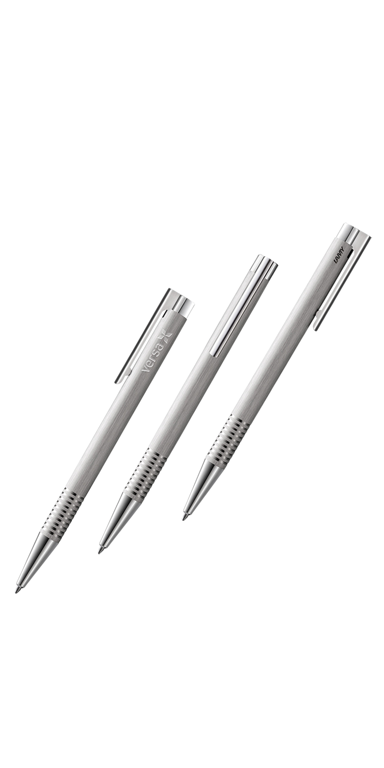 LAMY Logo Brushed Stainless Steel Ballpoint Pen 23