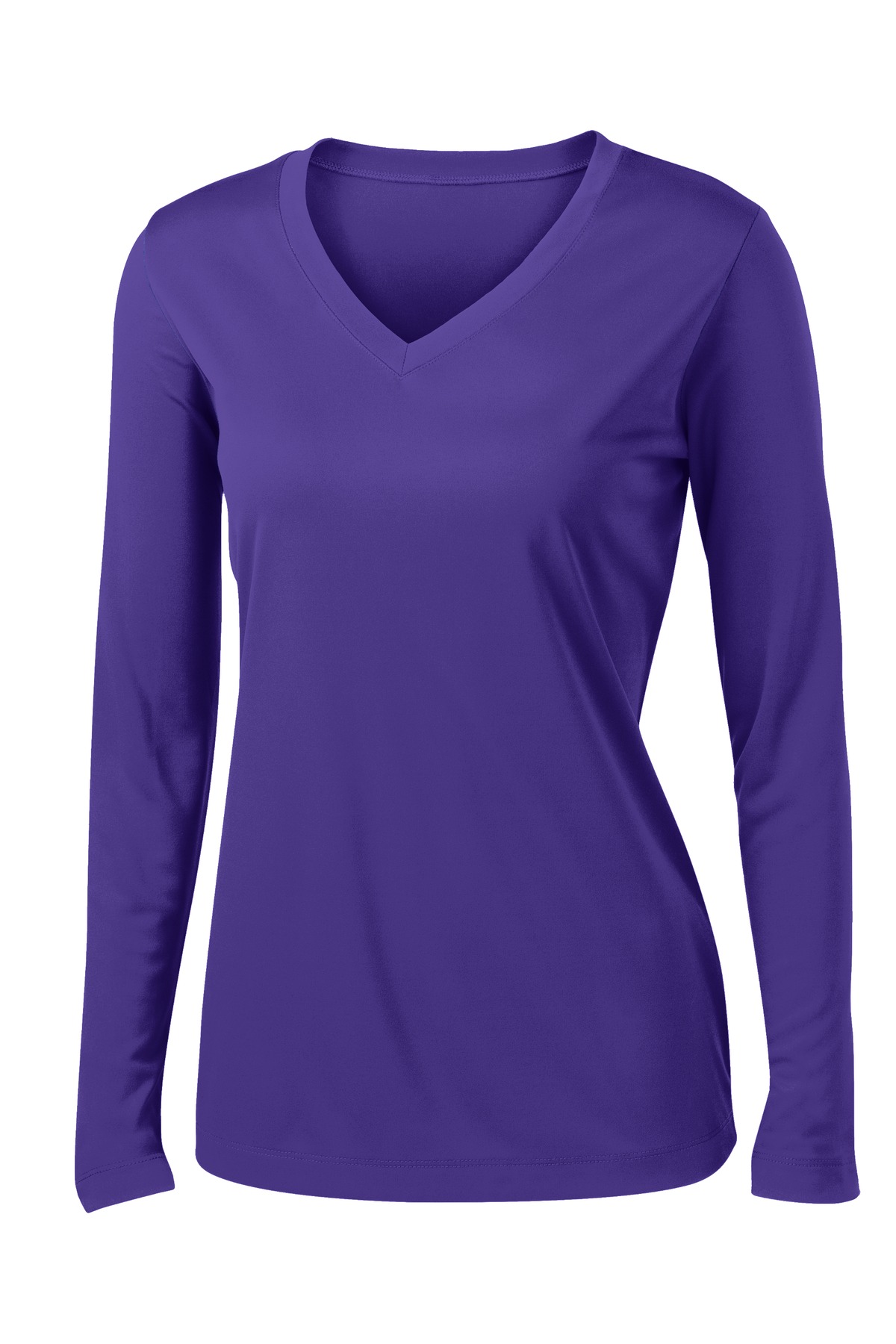 Sport-Tek Women's Long Sleeve PosiCharge Competitor V-Neck Tee. LST353LS 93