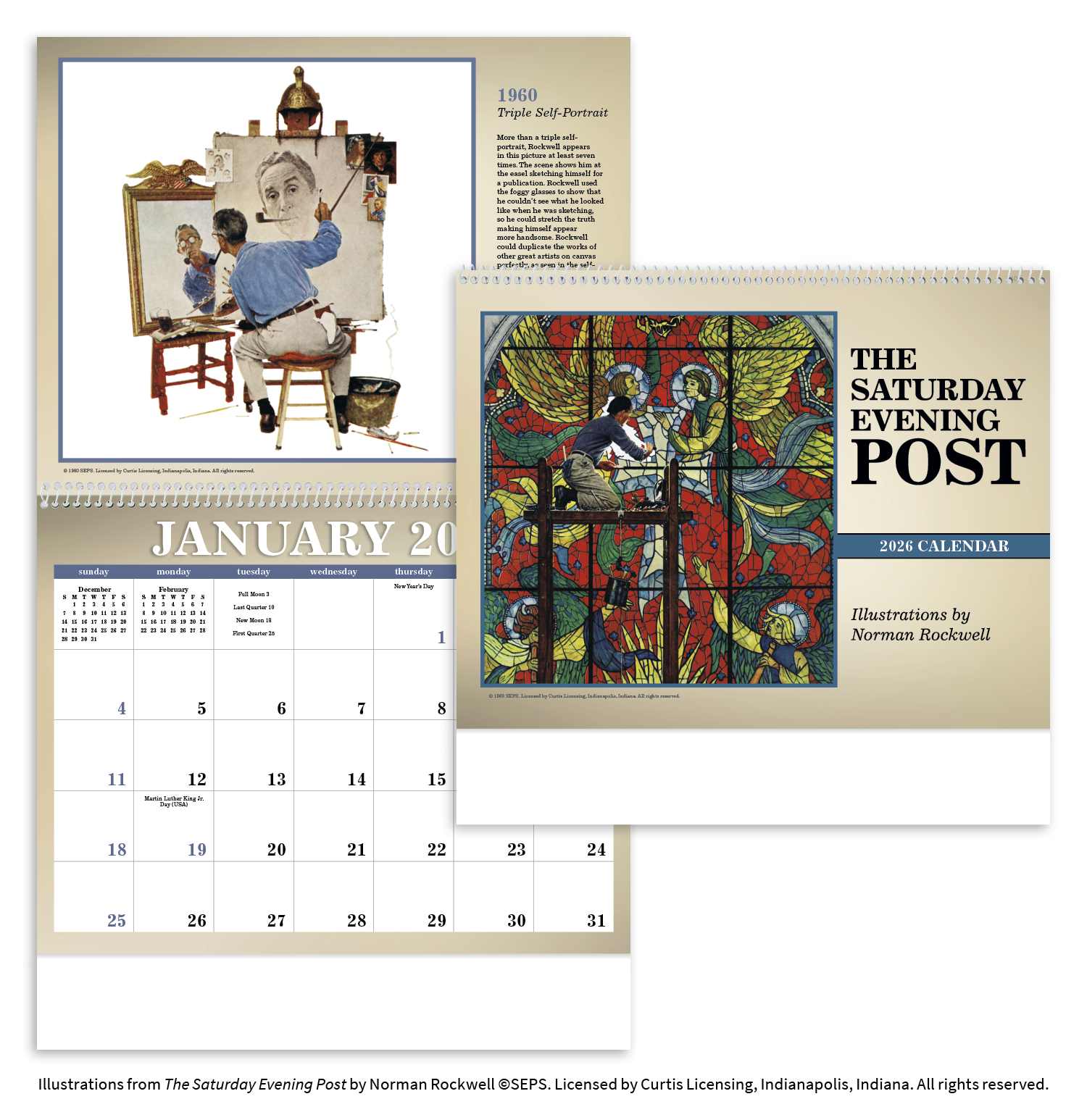 Triumph® Calendars The Saturday Evening Post Illustrations by Norman Rockwell Calendar 7