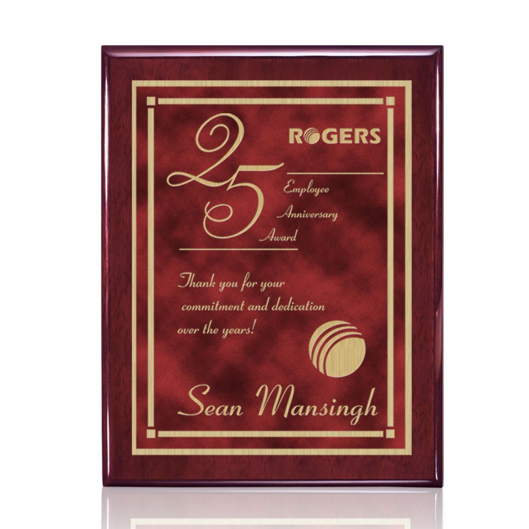 Oakleigh/Contempo Plaque - Rosewood/Red 7