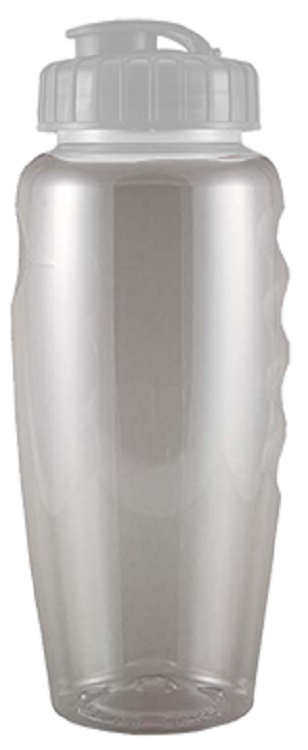 30 oz "Gripper" Poly-Clean Sports Bottle with Super-Sipper Lid