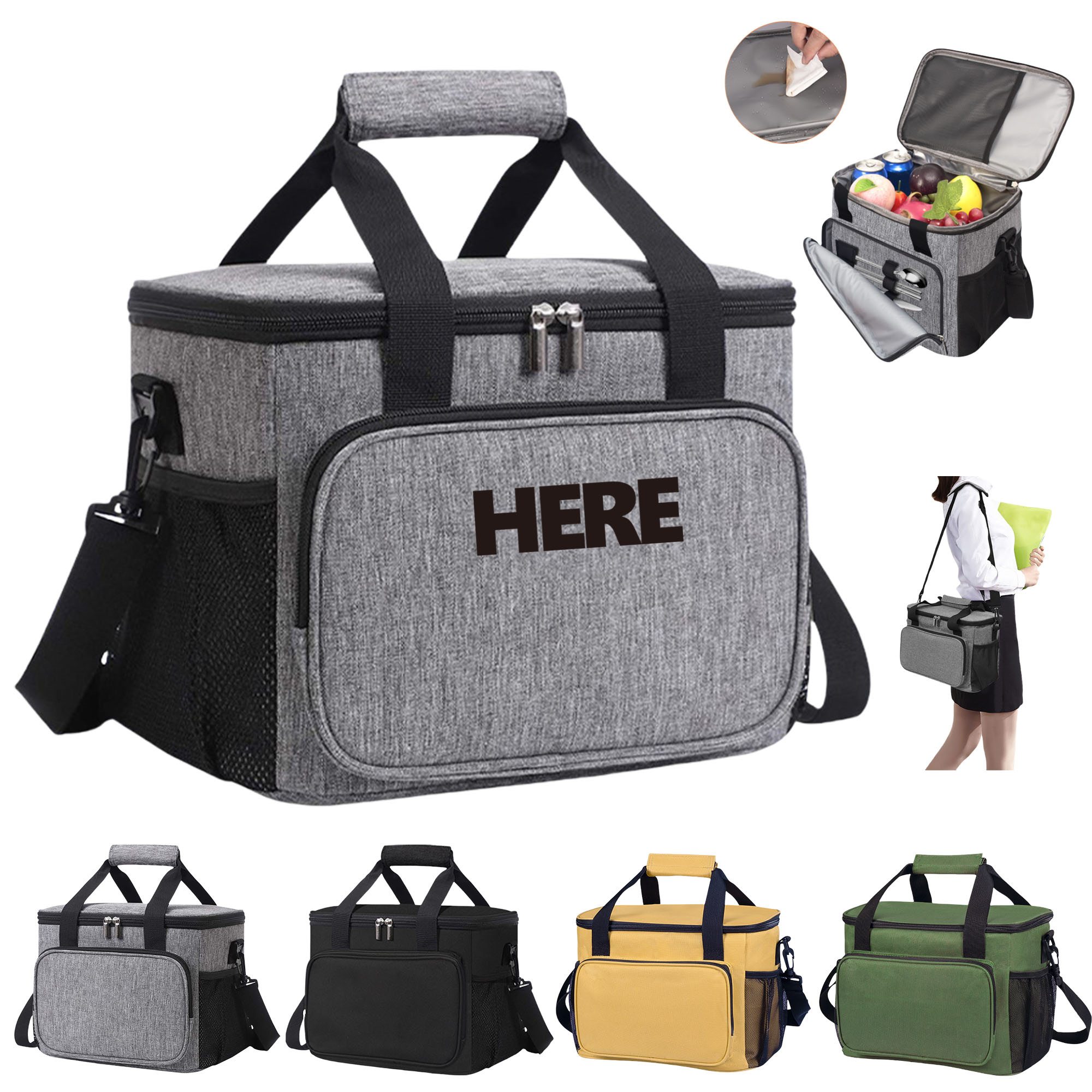 Insulated Thermal Lunch Cooler Bags Box for Women/Men 5