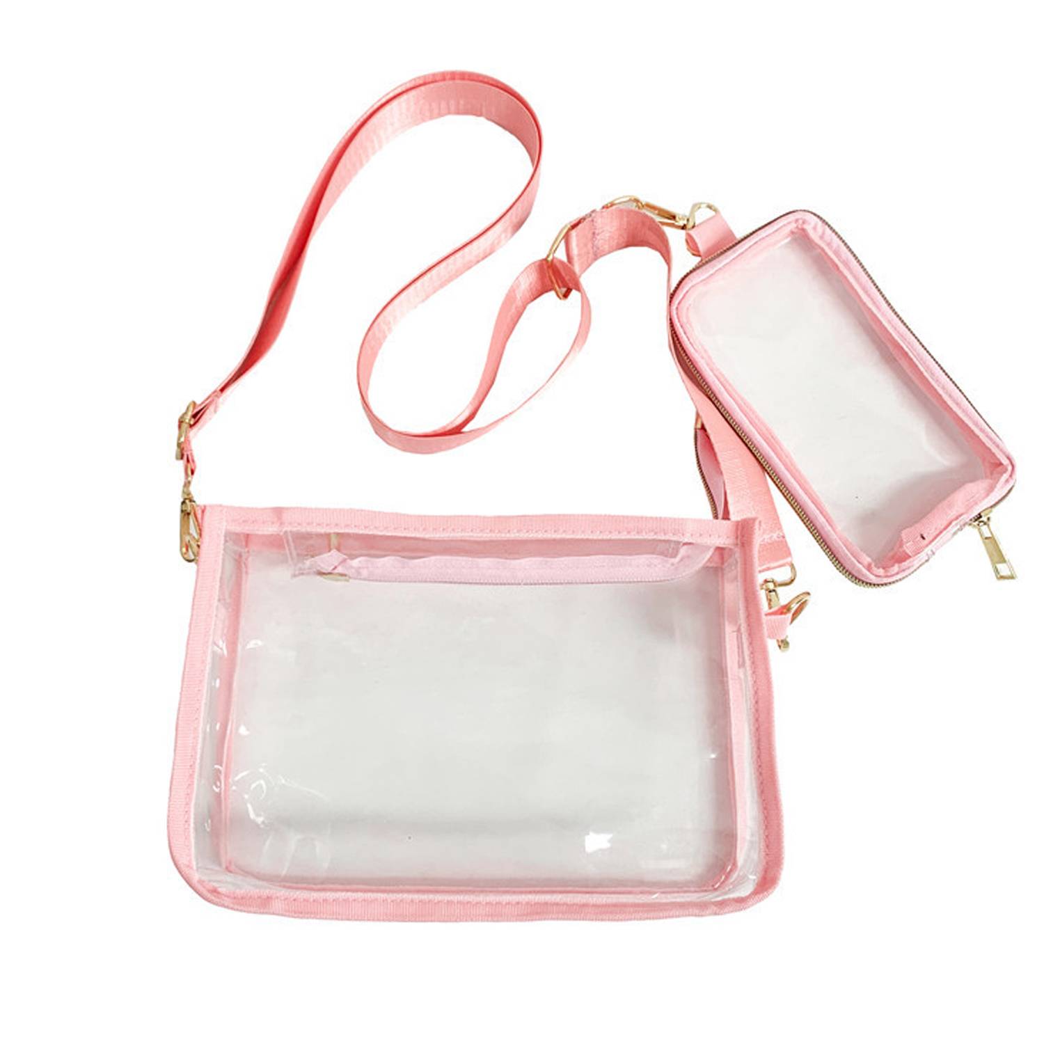 PVC transparent shoulder crossbody bag 7