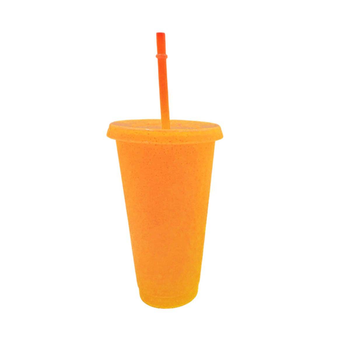 Reusable Sparkle Straw Cup 24oz for Drinks 2
