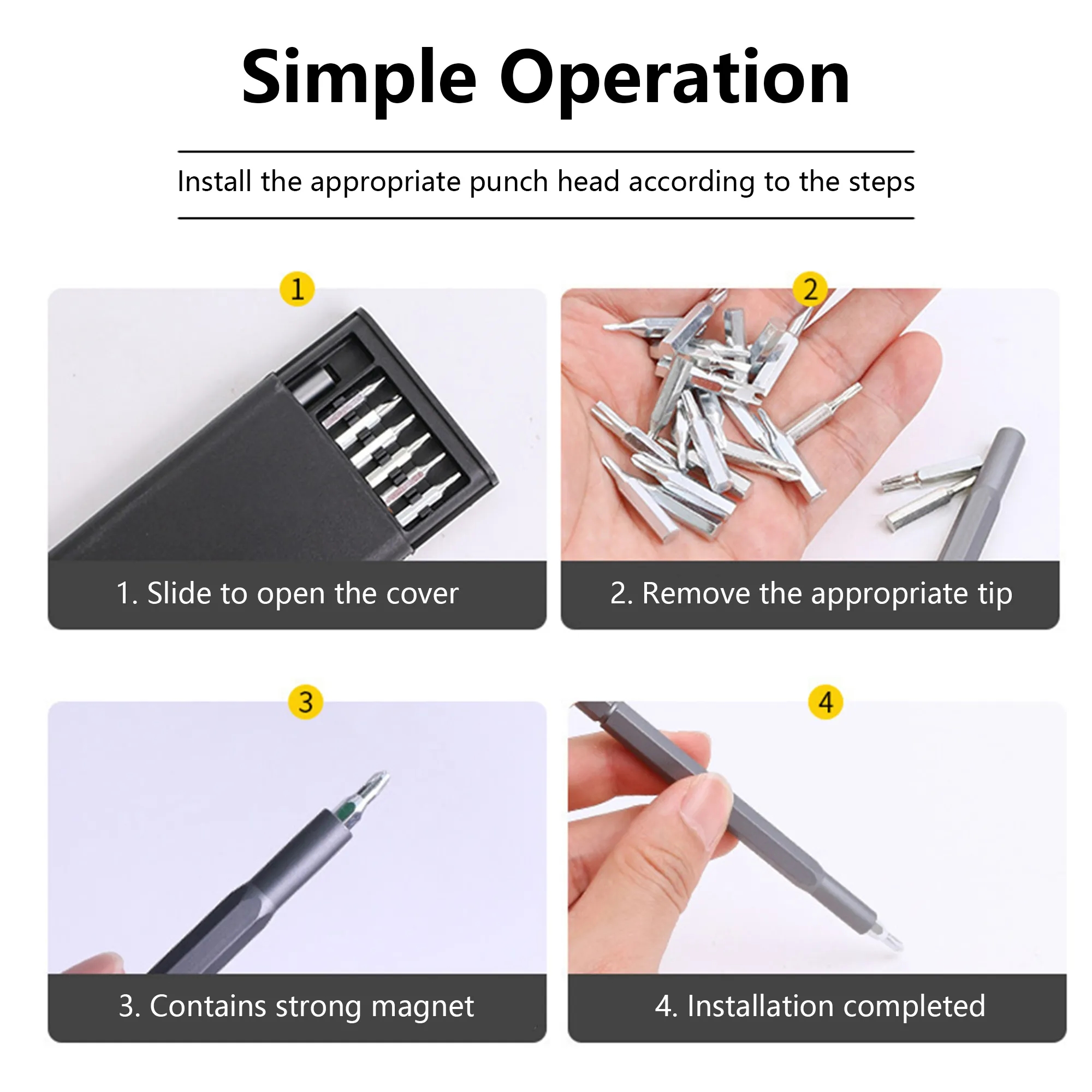 24 In 1 Magnetic Precision Screwdriver Set 12