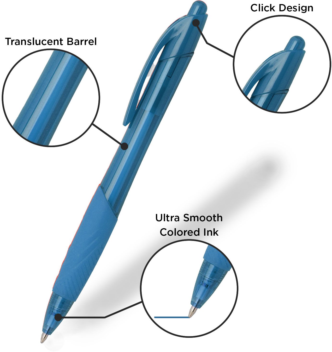 SUNJOY ACCENT COLORED INK PEN