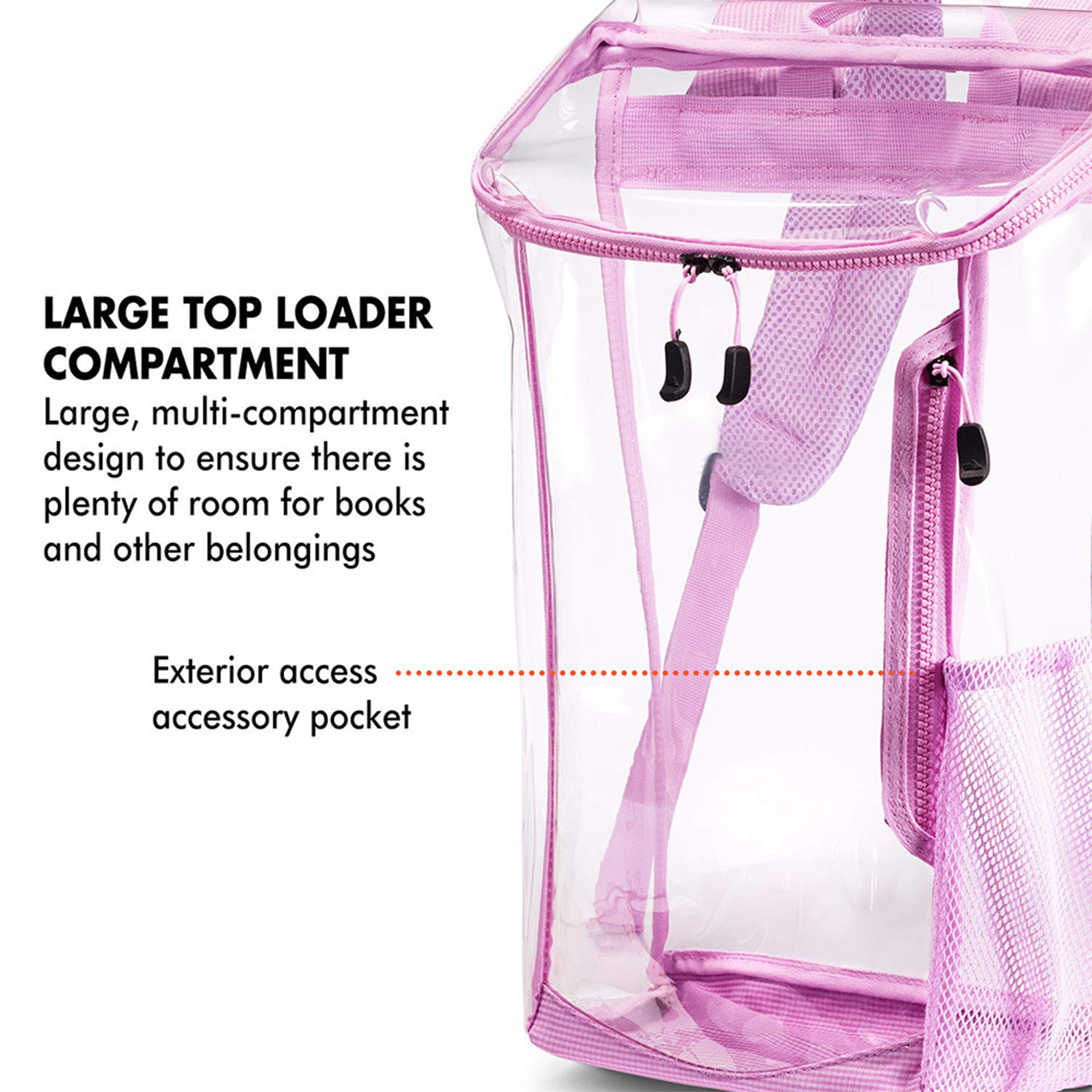 Pvc Transparent Student Backpack 8