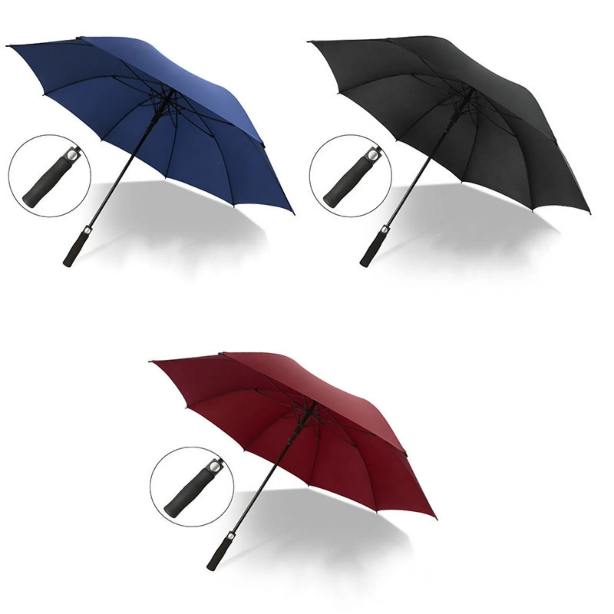 27inch Large Luxury Promotional Branded Custom Golf Umbrella 5