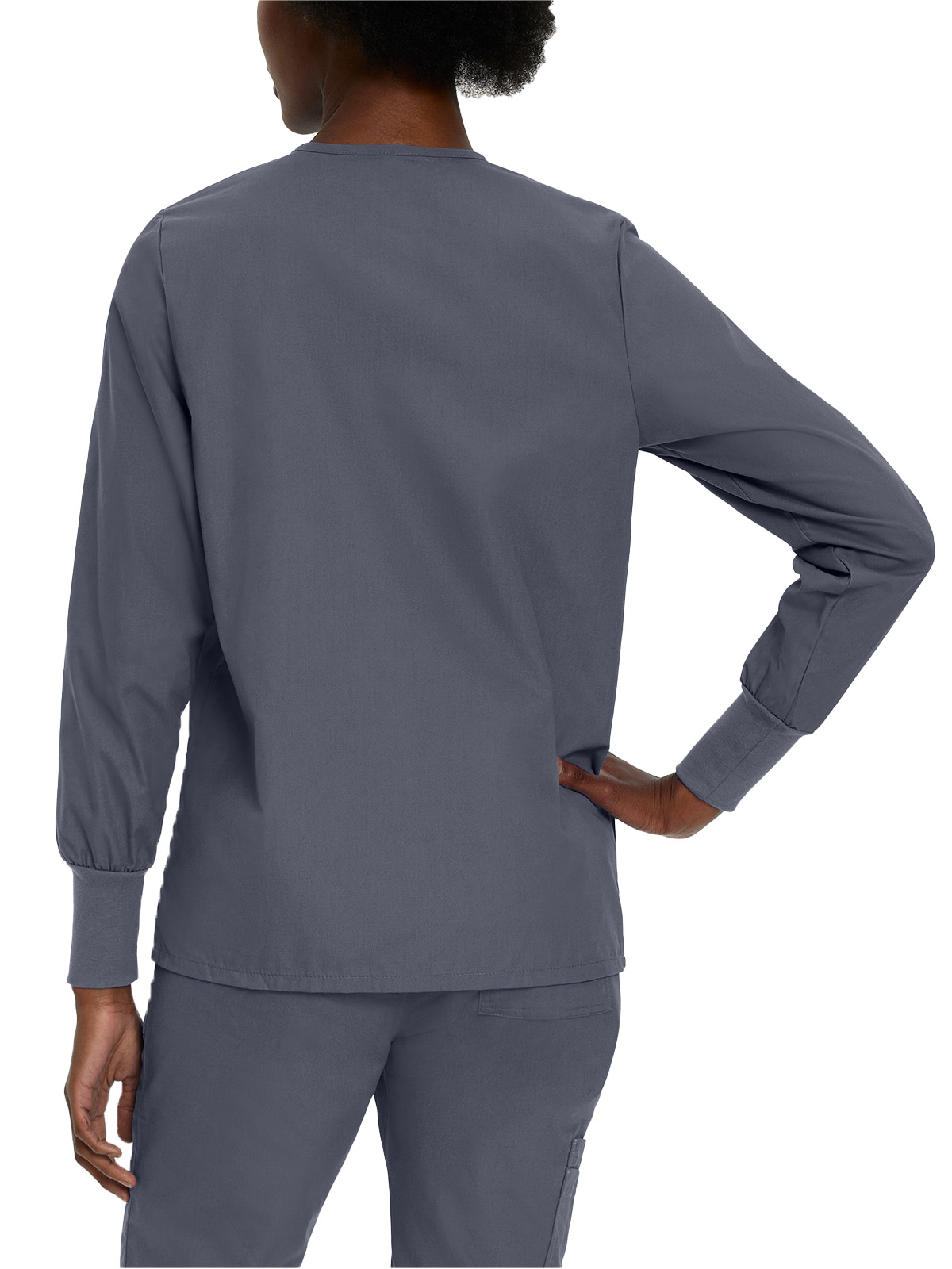 Landau - Essentials - Women's Four-Pocket Crew Neck Warm-Up Jacket 20