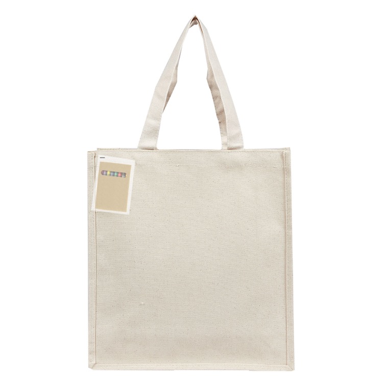 Colouring Executive Canvas Tote Bag, custom tote bag with logo imprint 4