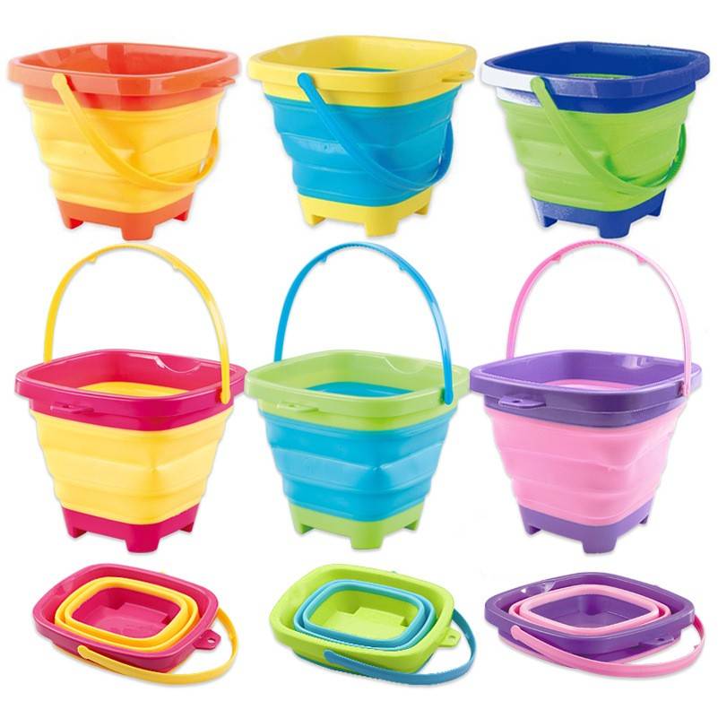 Foldable Sand Bucket Beach Pail 2