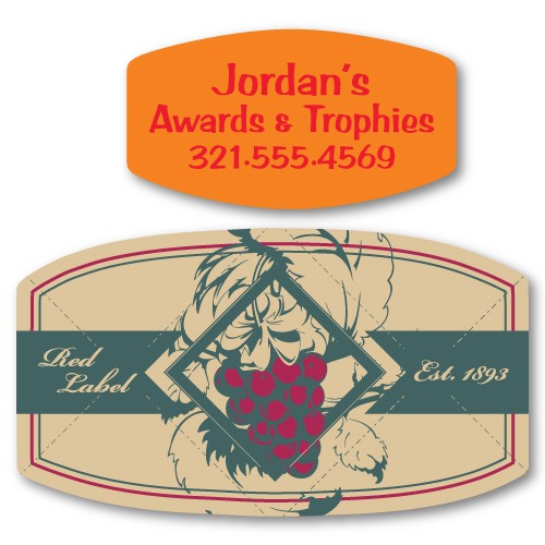 Weatherproof Die Cut Label 1