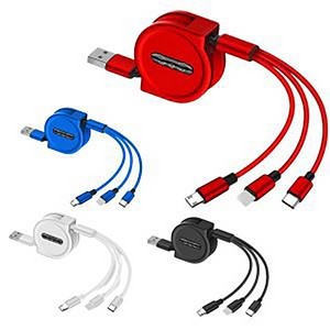 Retractable 3 In 1 Fast Charging Data Cable 29