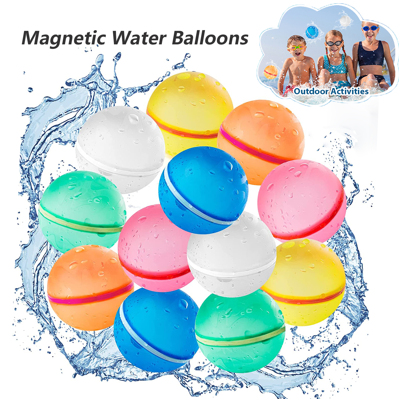 Reusable Magnetic Water Balloons