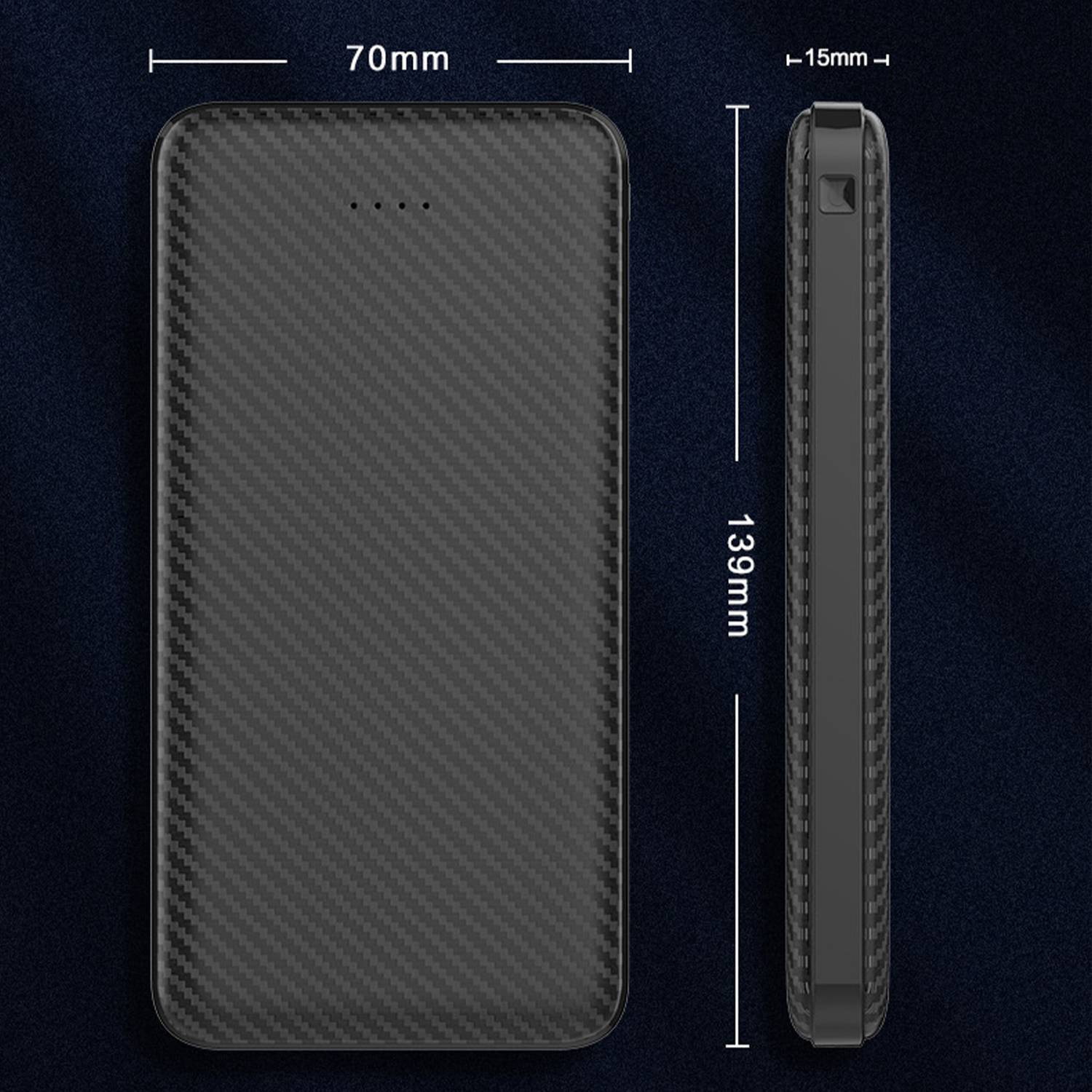 10000mAhn Ultra Thin Battery Power Bank 6