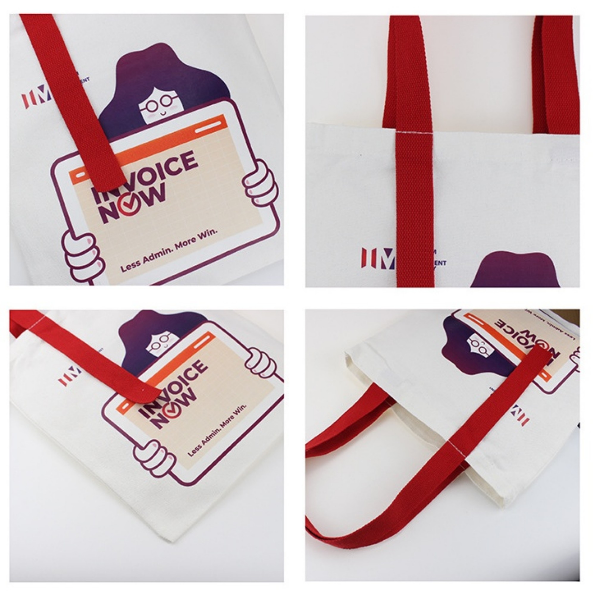 Canvas Tote Bag, custom tote bag with logo imprint 1