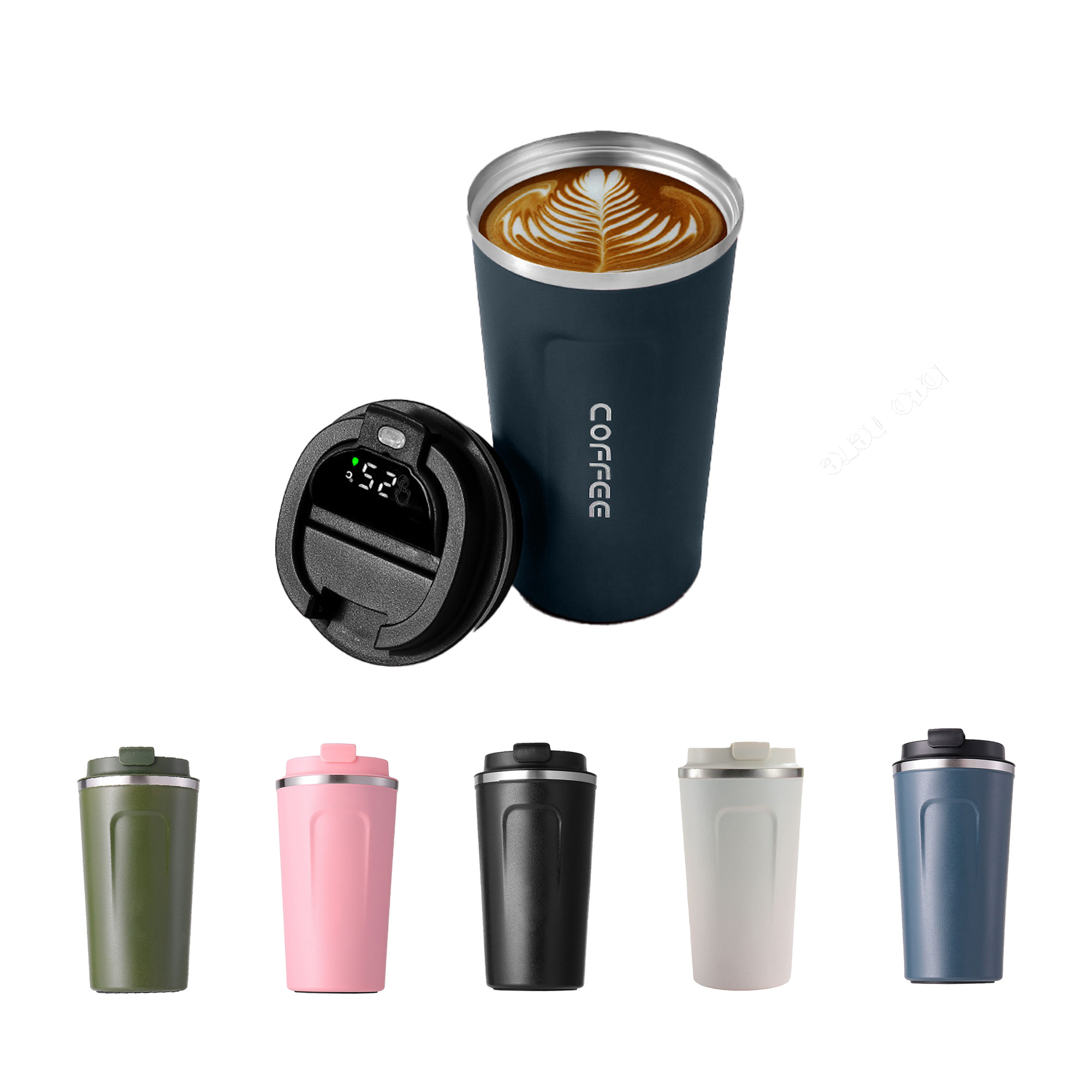 17oz Coffee Tumbler with Temperature Display 2