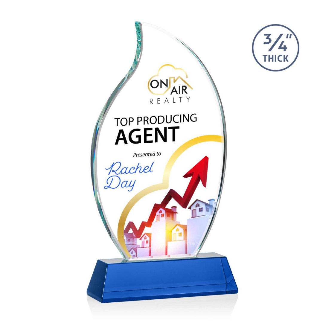 Croydon VividPrint™ Award on Newhaven Base - Blue 12