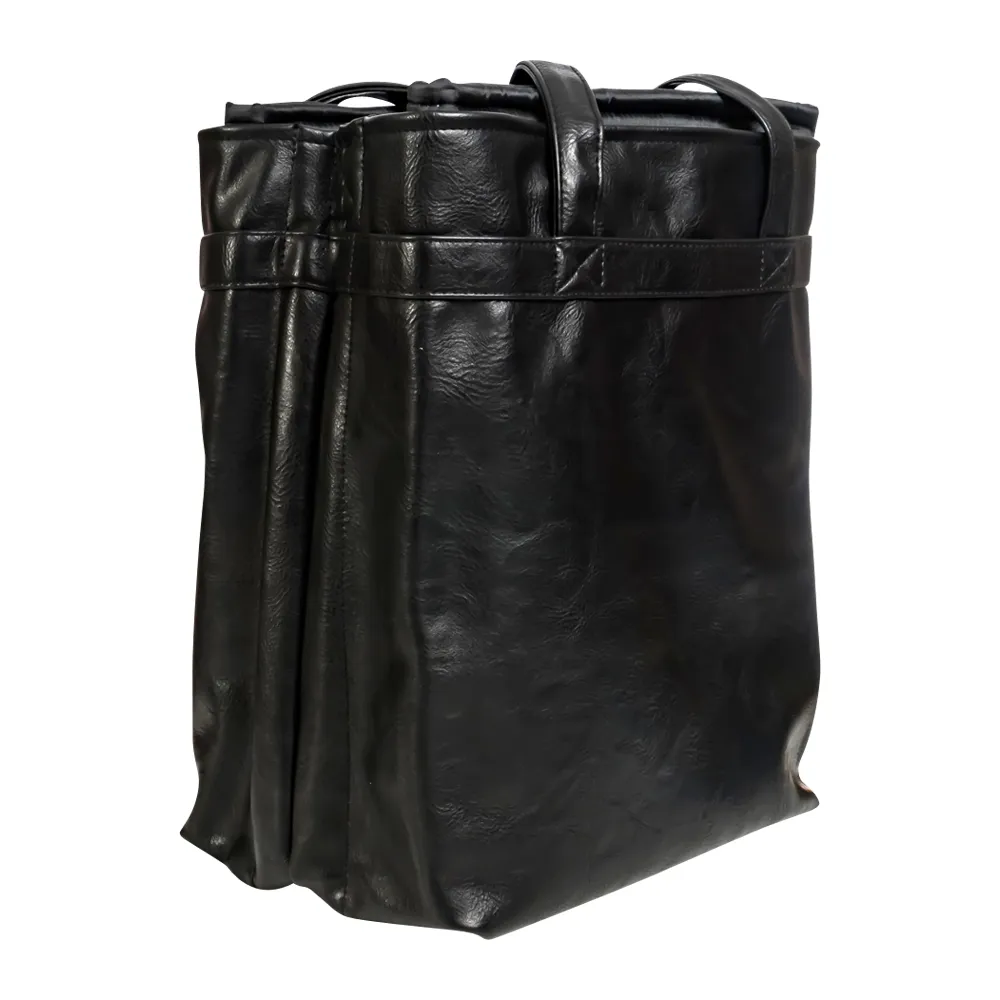 Leather Four Bottle Salesperson Tote Bag 7