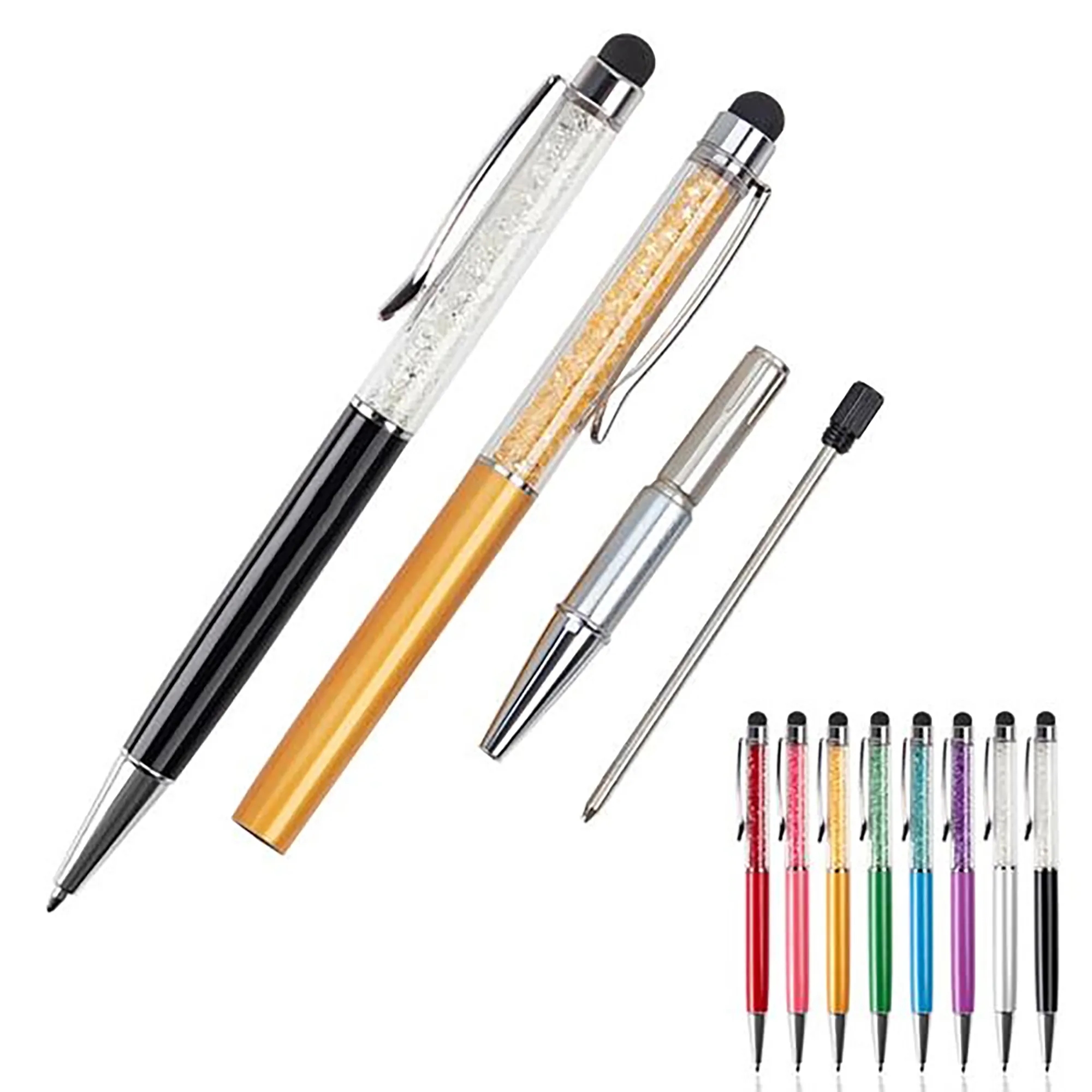 Touch Crystal Ballpoint Pen With Stylus 2