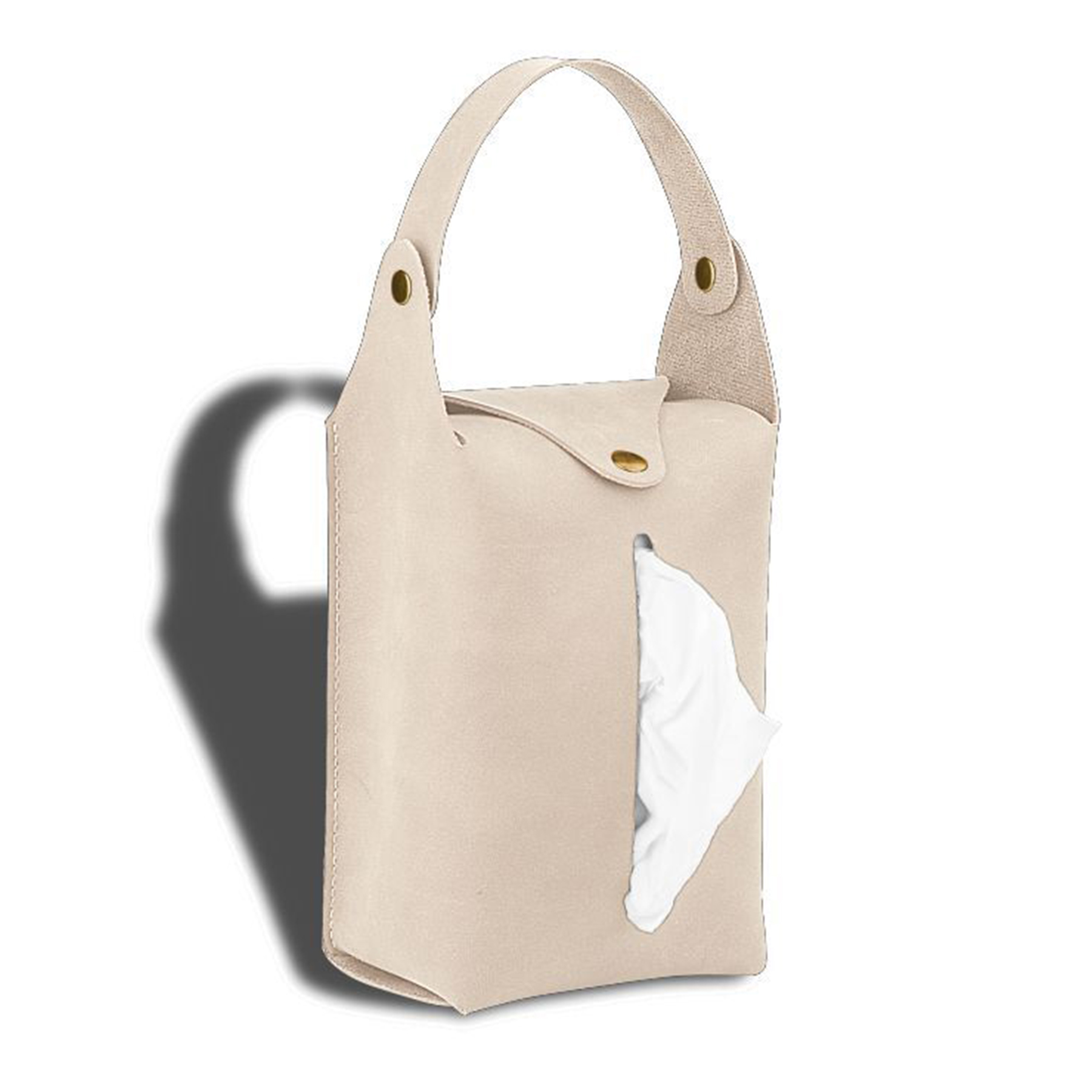 PU Leather Tissue Box Portable Hanging Car Tissue Bag 6