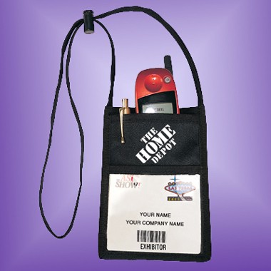 NECK WALLET WITH LARGE IMPRINT AREA 2