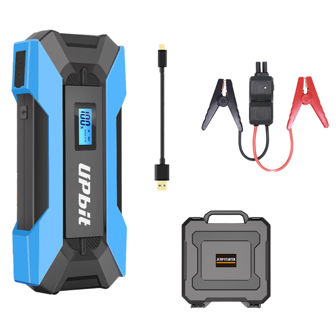 Fast-Charge Car Jumper with Smart Clamps & Tool Box (For 3.0L Engines) 10