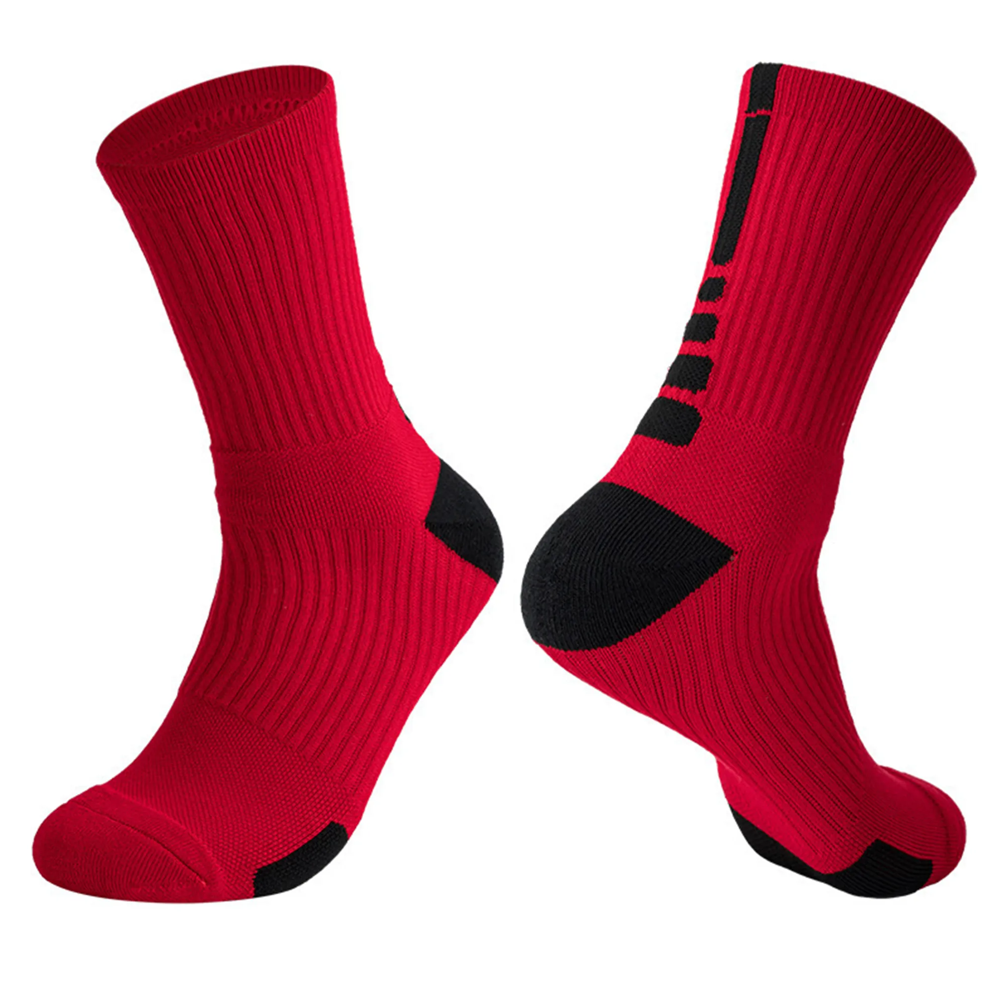 MOQ 50 Towel Bottom Elite Basketball Crew Socks 4